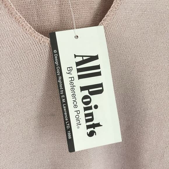 Y2K Pink Sweater L Vintage USA Made Glitter Party Knit NWT Bratz Core - Picture 6 of 8